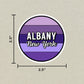 Albany, New York Circle Sticker