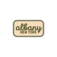 Albany, New York Retro Travel Sticker – Colorful Vinyl Decal for Laptop, Water Bottle & Luggage