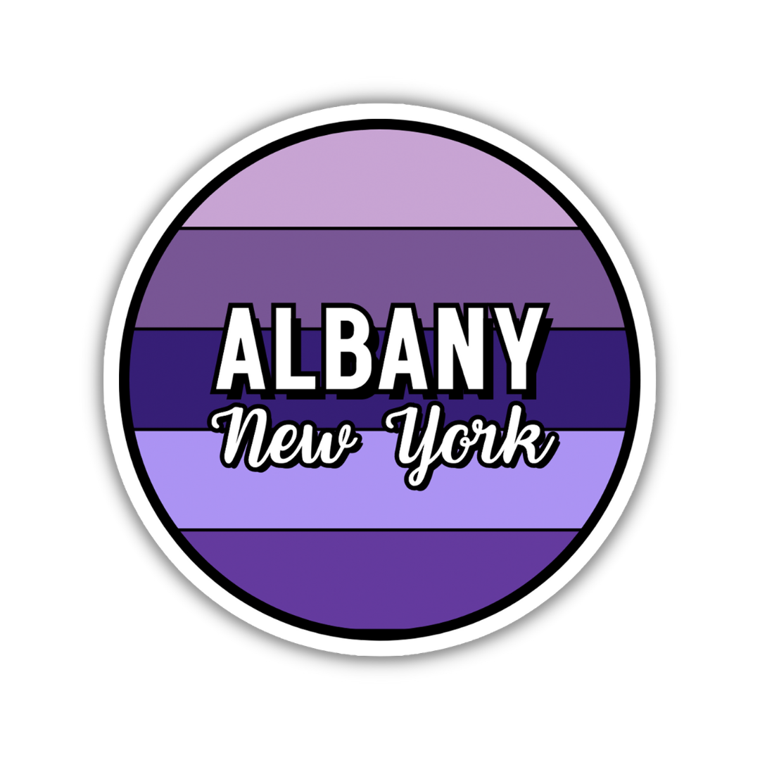 Albany, New York Circle Sticker