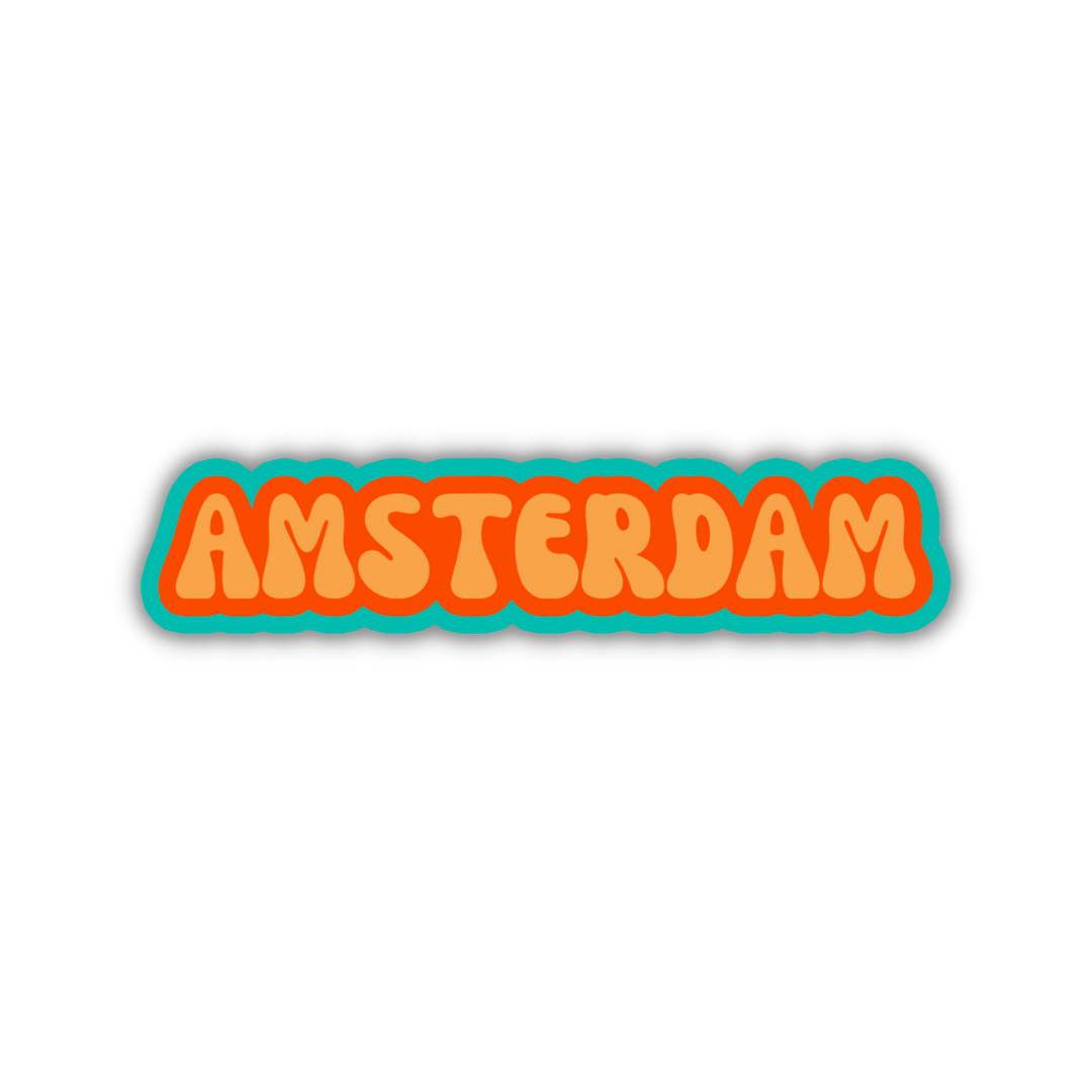 Amsterdam Cloud Sticker
