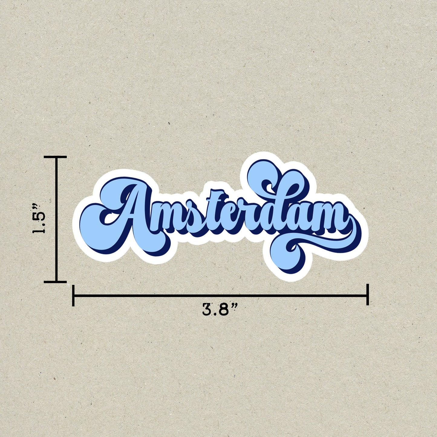 Amsterdam Vintage Sticker