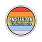 Amsterdam, Netherlands Circle Sticker