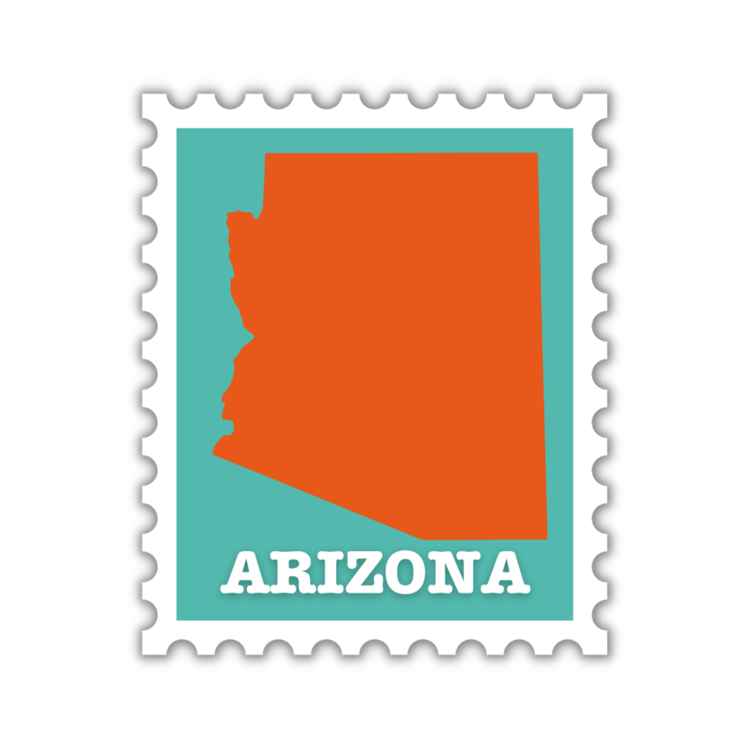 Arizona Stamp Sticker