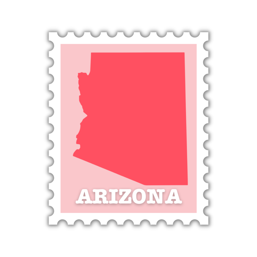 Arizona Stamp Sticker