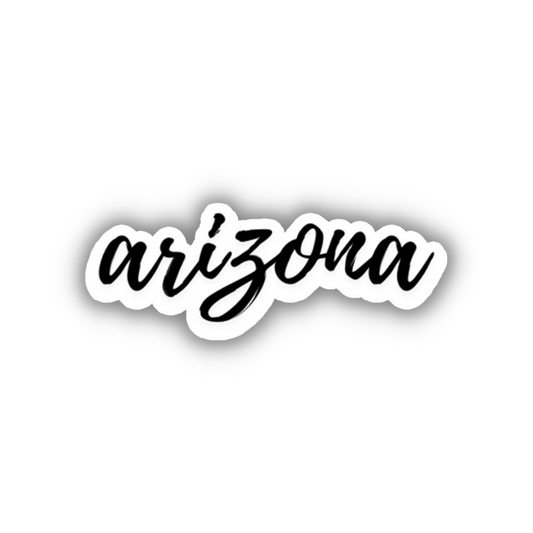 Arizona Cursive Sticker