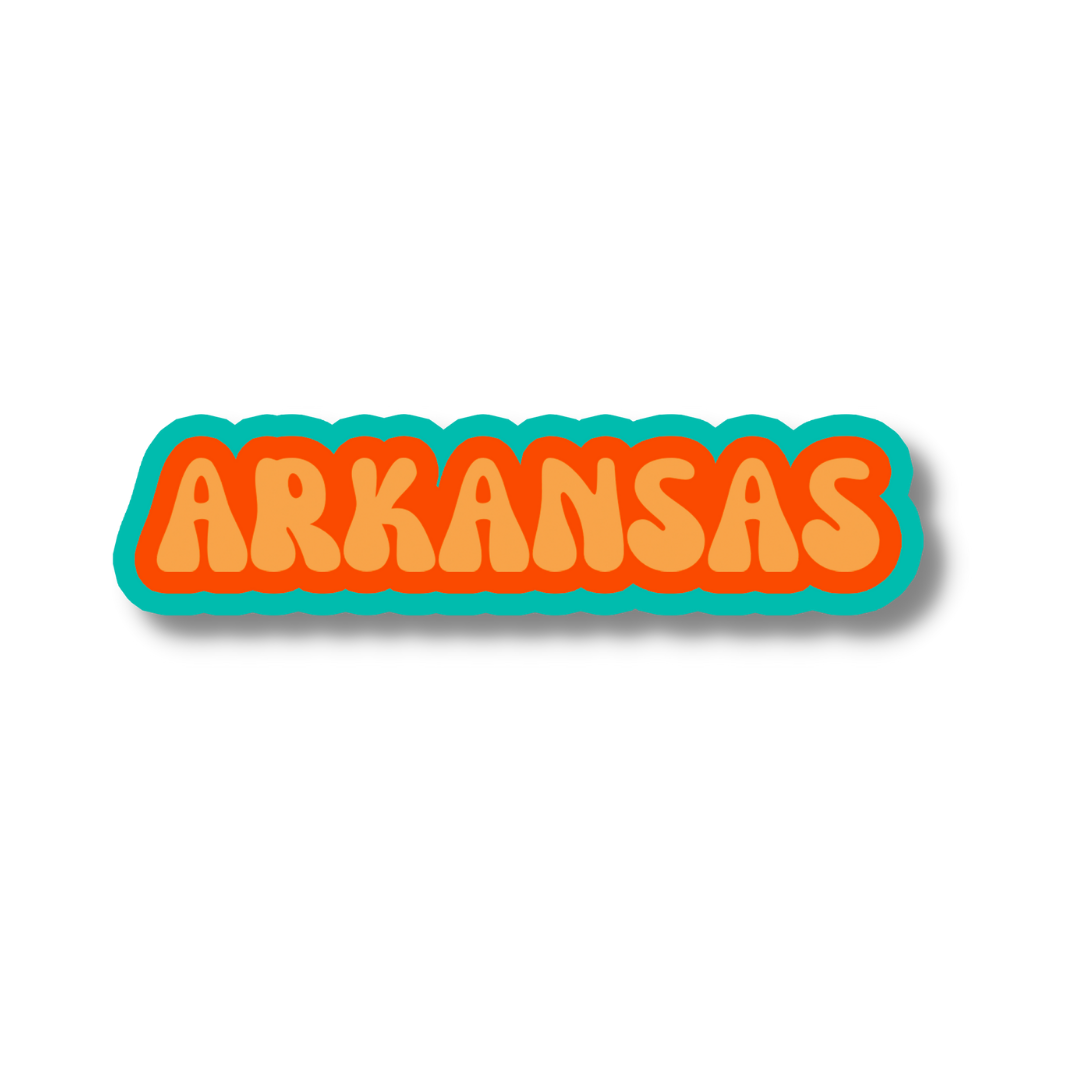 Arkansas Cloud Sticker