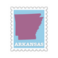 Arkansas Stamp Sticker