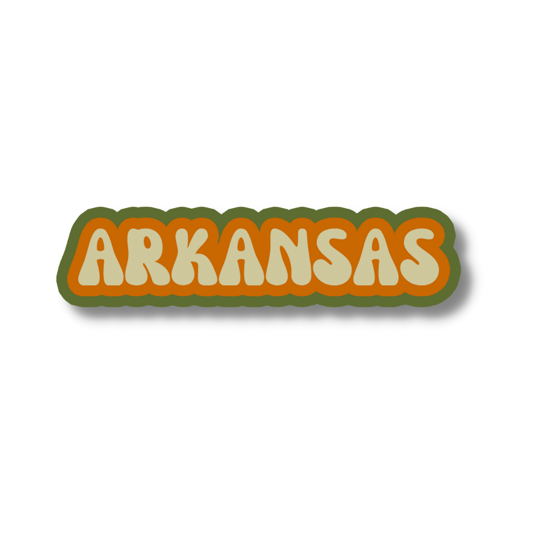 Arkansas Cloud Sticker