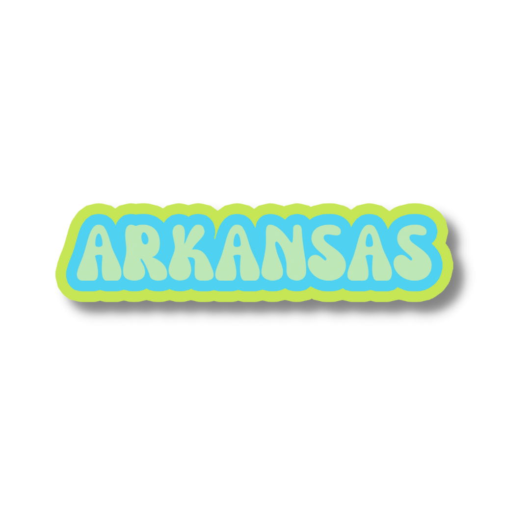 Arkansas Cloud Sticker