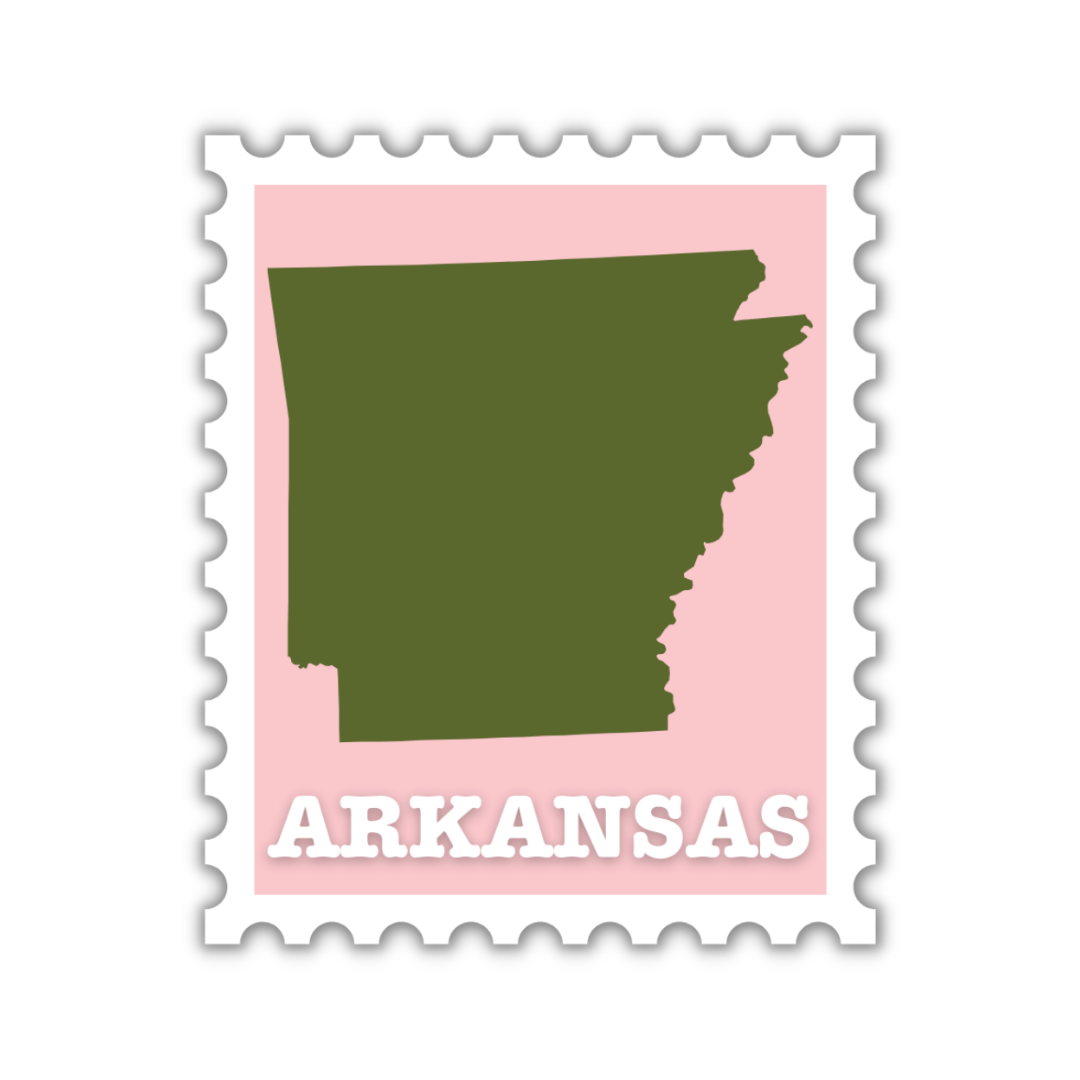 Arkansas Stamp Sticker