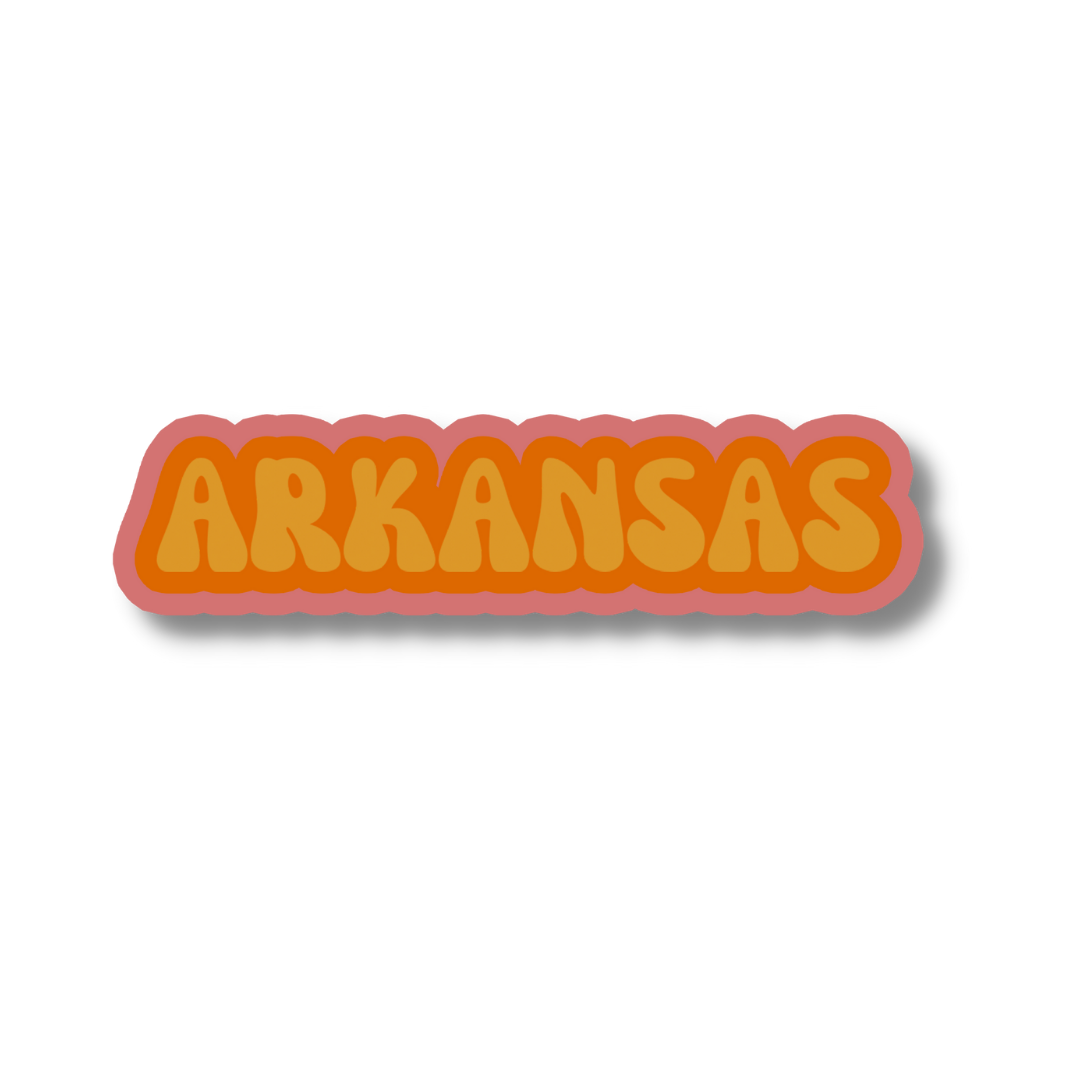 Arkansas Cloud Sticker