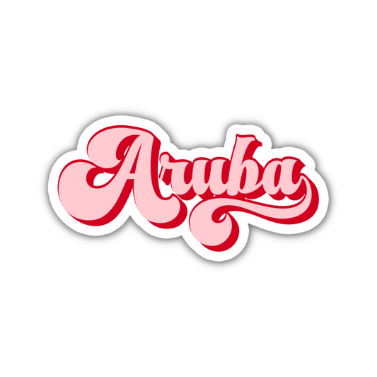 Aruba Vintage Sticker