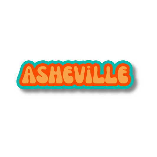 Asheville Cloud Sticker