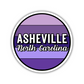 Asheville, North Carolina Circle Sticker