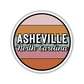 Asheville, North Carolina Circle Sticker