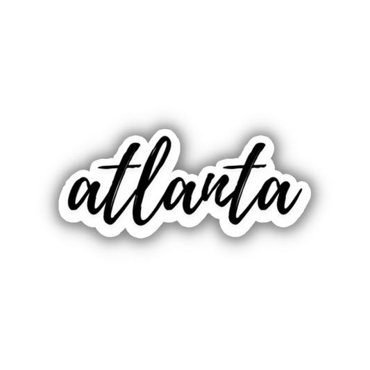 Atlanta Cursive Sticker