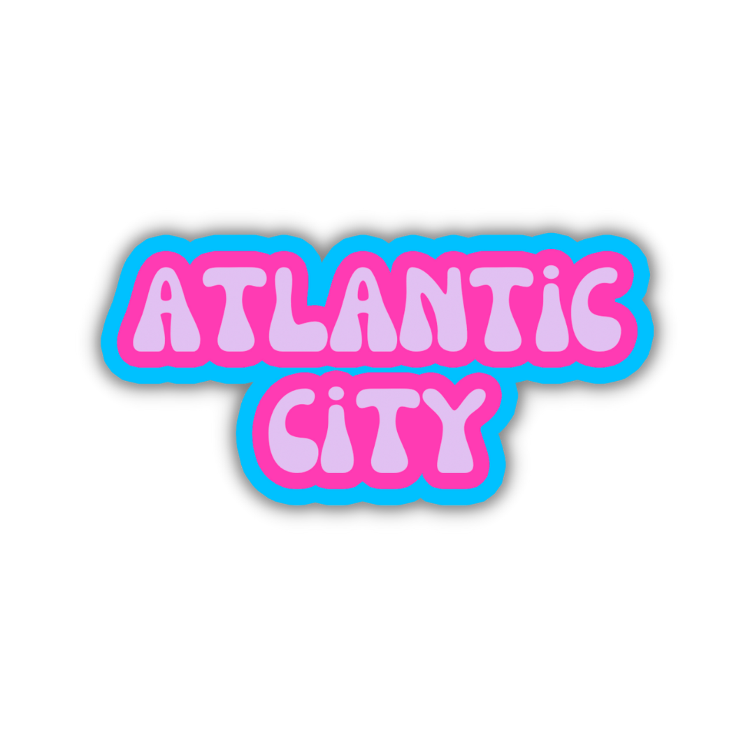 Atlantic City Cloud Sticker