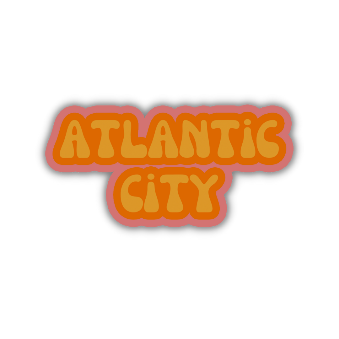 Atlantic City Cloud Sticker