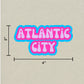 Atlantic City Cloud Sticker