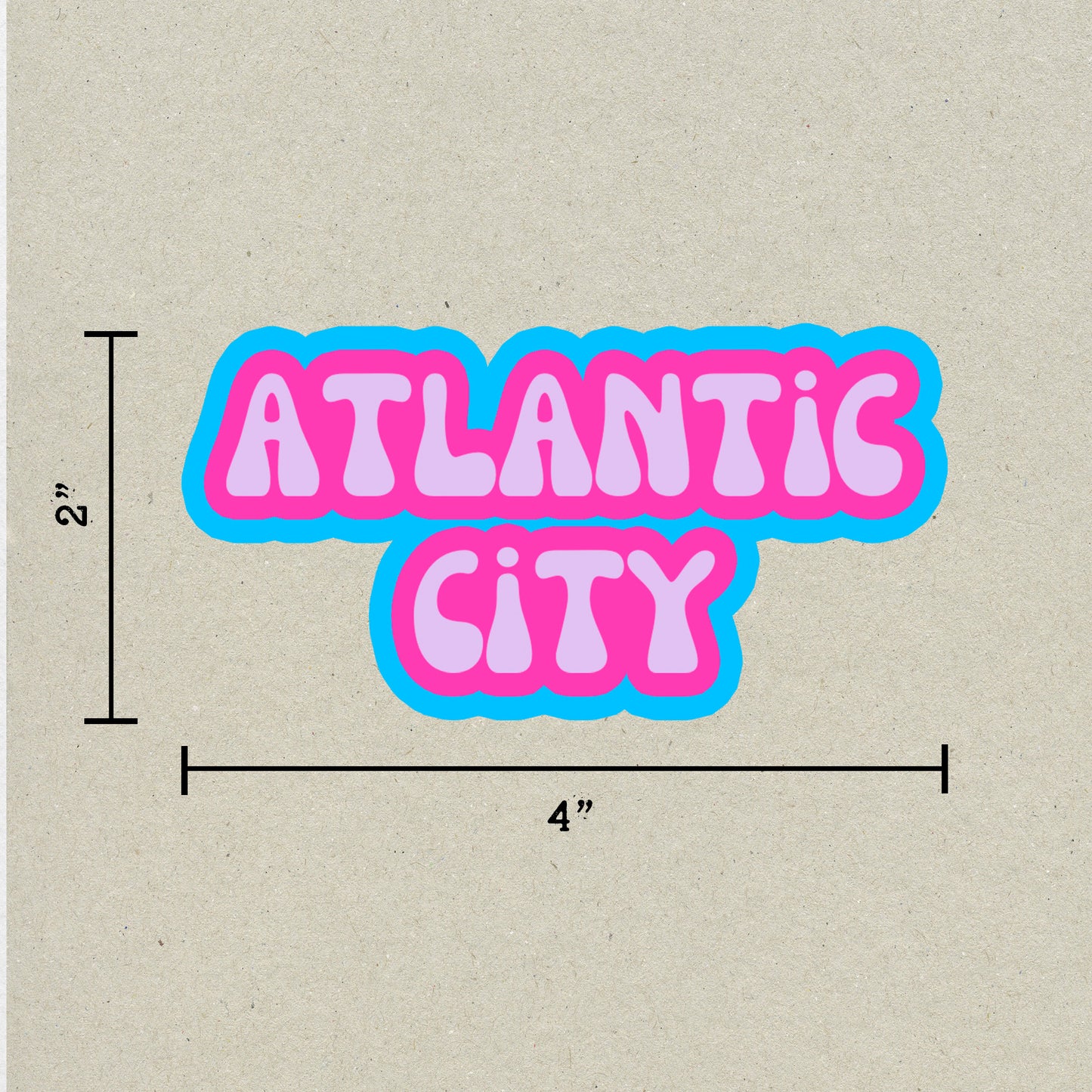 Atlantic City Cloud Sticker