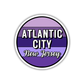 Atlantic City, New Jersey Circle Sticker