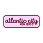 Atlantic City, New Jersey Retro Travel Sticker – Colorful Vinyl Decal for Laptop, Water Bottle & Luggage