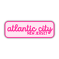 Atlantic City, New Jersey Retro Travel Sticker – Colorful Vinyl Decal for Laptop, Water Bottle & Luggage