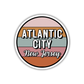 Atlantic City, New Jersey Circle Sticker