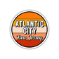 Atlantic City, New Jersey Circle Sticker