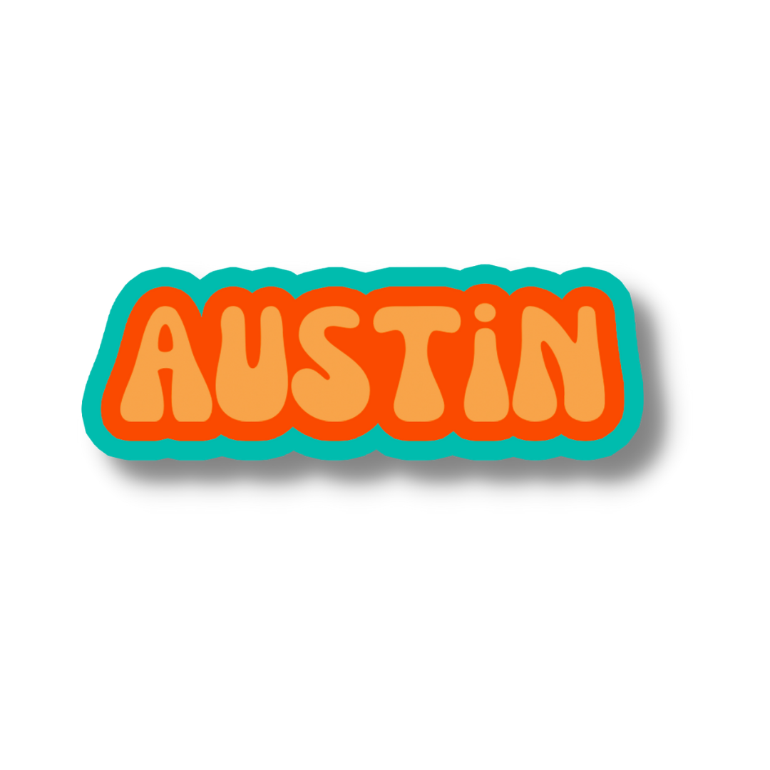 Austin Cloud Sticker