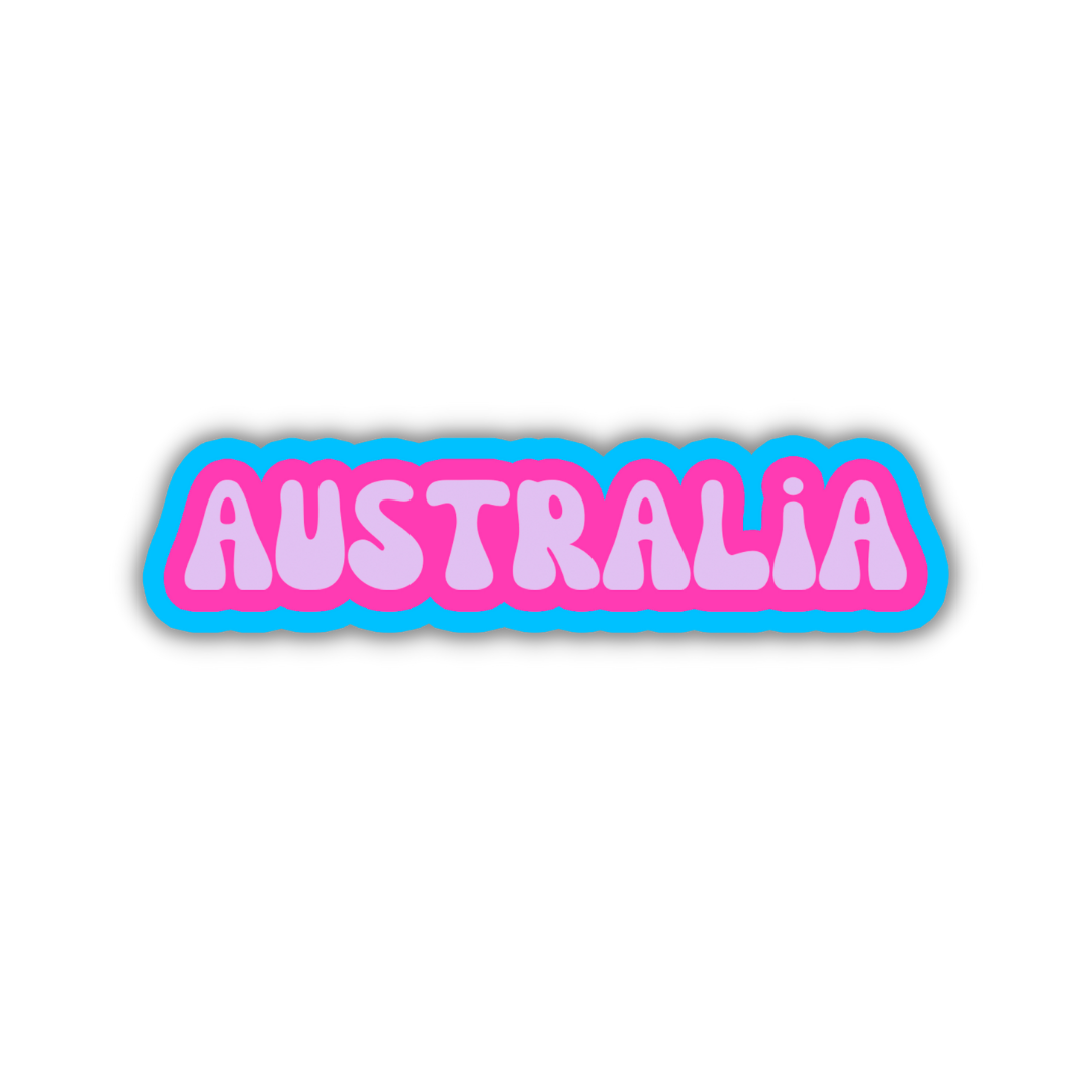 Australia Cloud Sticker