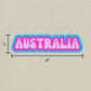 Australia Cloud Sticker