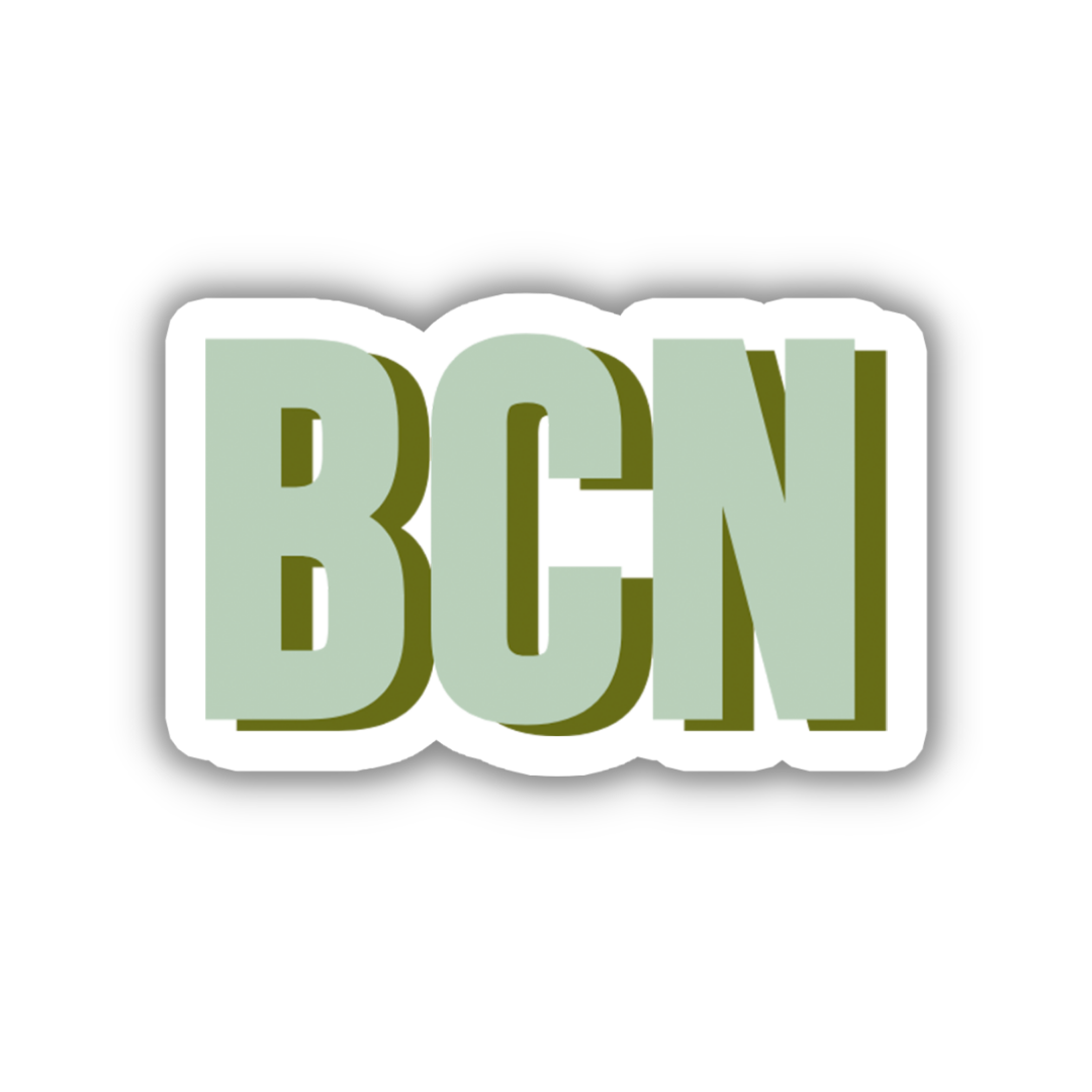 BCN Double Layered Sticker