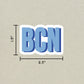 BCN Double Layered Sticker
