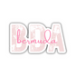 BDA Bermuda Airport Code Sticker