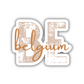 Belgium Country Code Sticker