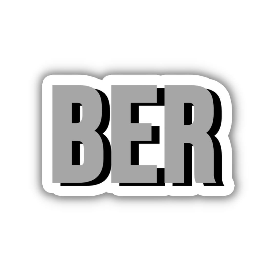 BER Double Layered Sticker