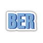 BER Double Layered Sticker