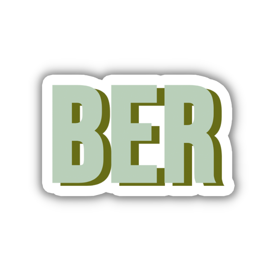 BER Double Layered Sticker