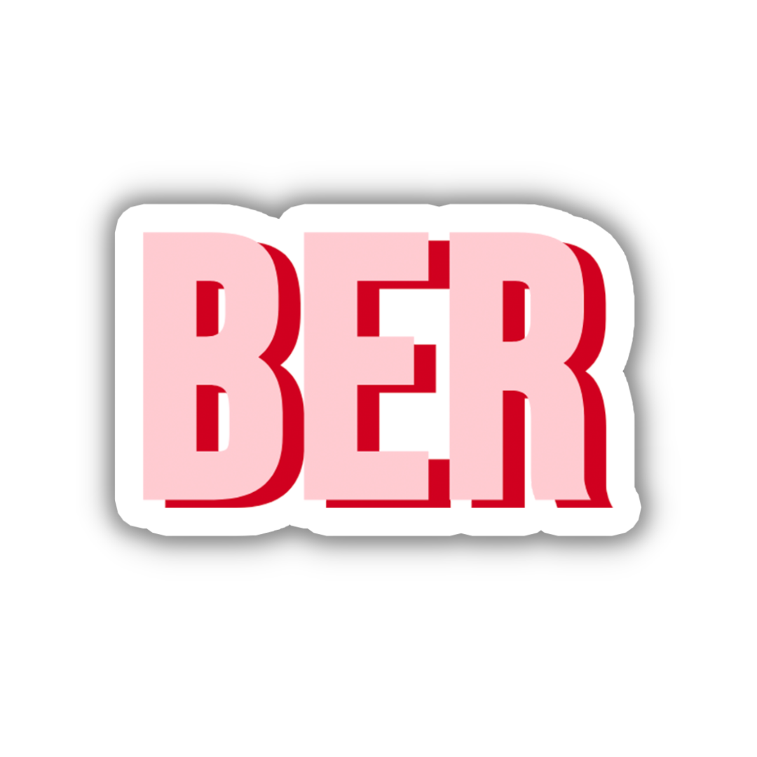 BER Double Layered Sticker