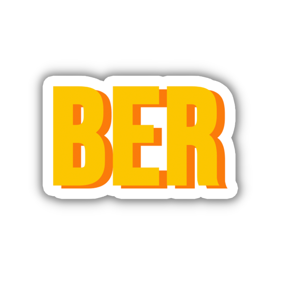 BER Double Layered Sticker