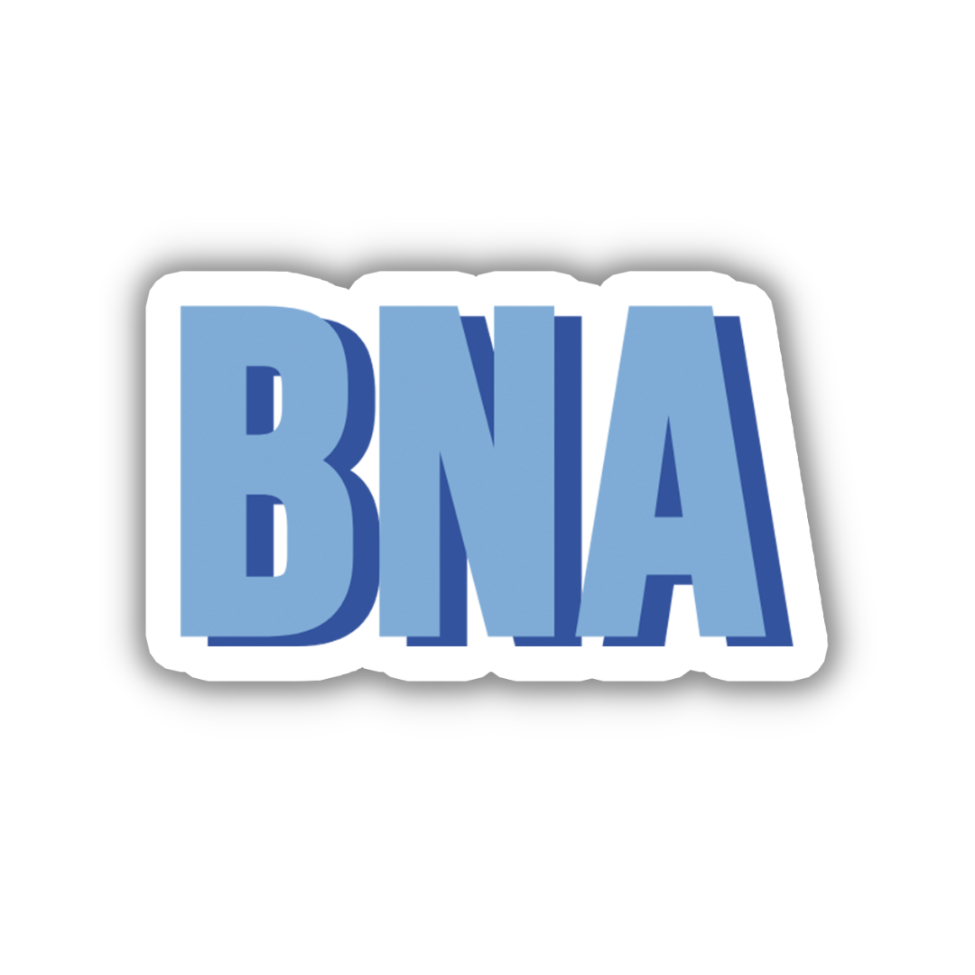 BNA Double Layered Sticker