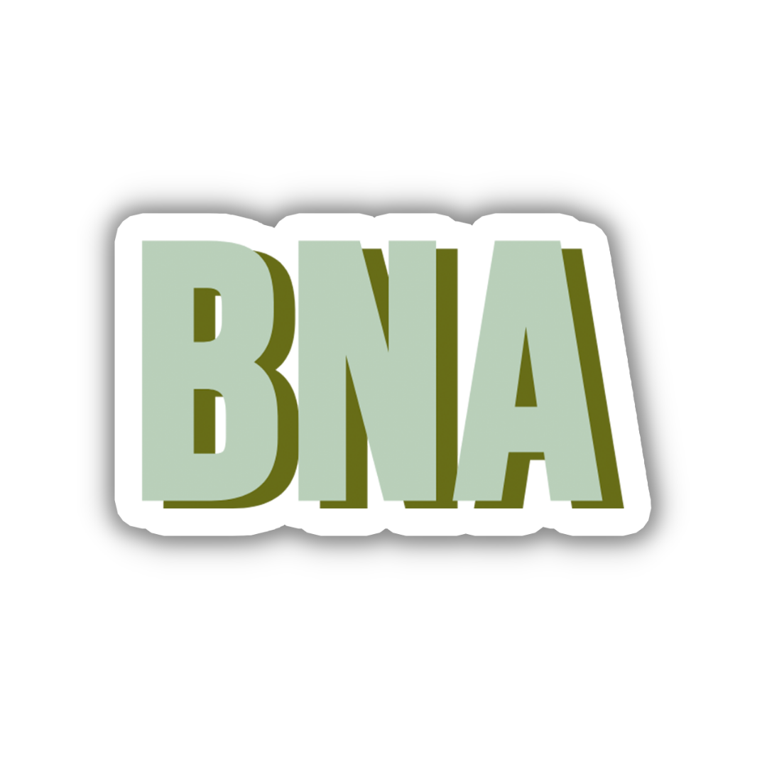 BNA Double Layered Sticker