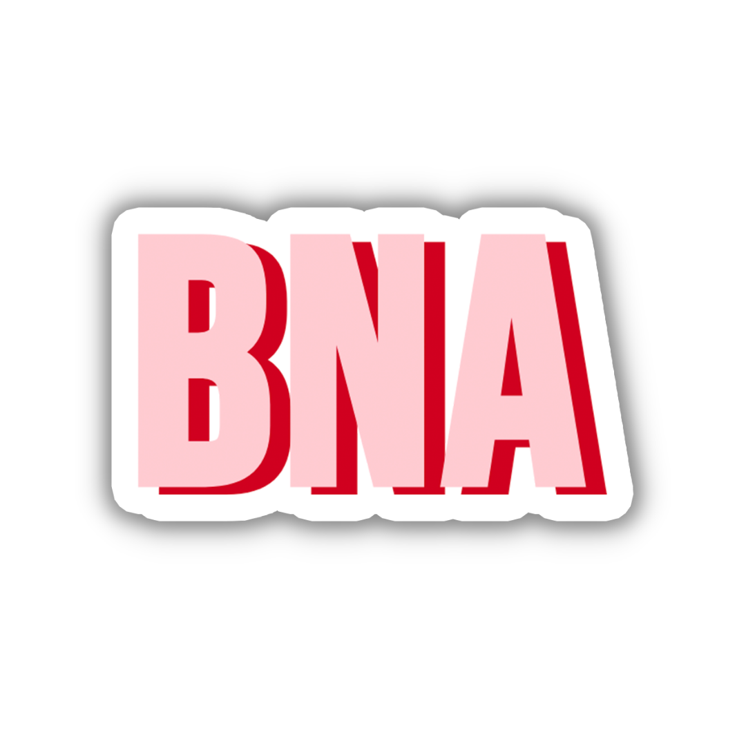 BNA Double Layered Sticker