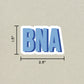 BNA Double Layered Sticker