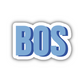 BOS Double Layered Sticker