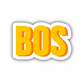 BOS Double Layered Sticker