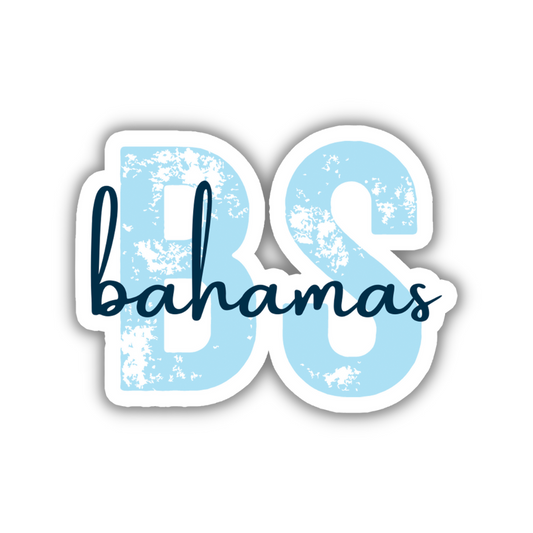 Bahamas Country Code Sticker