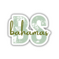 Bahamas Country Code Sticker