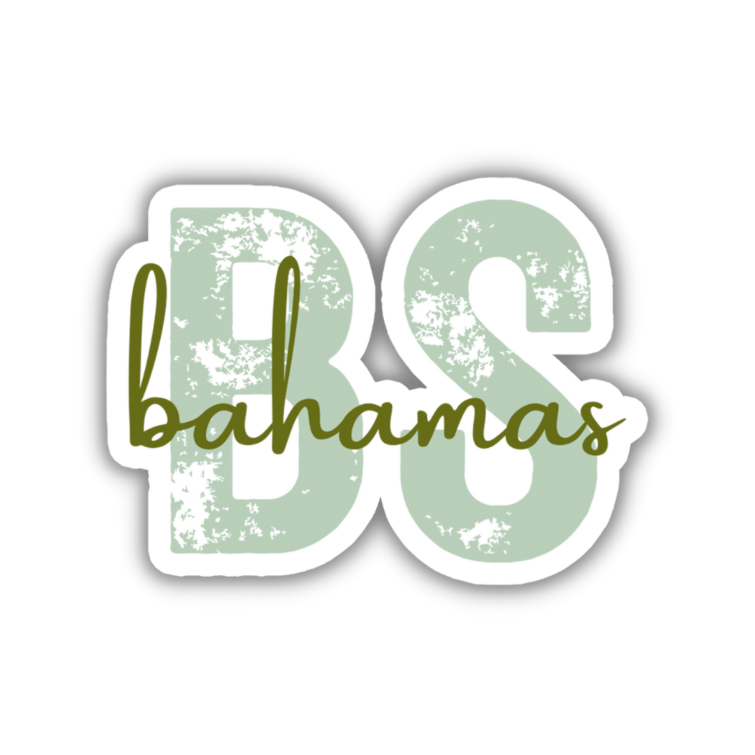 Bahamas Country Code Sticker